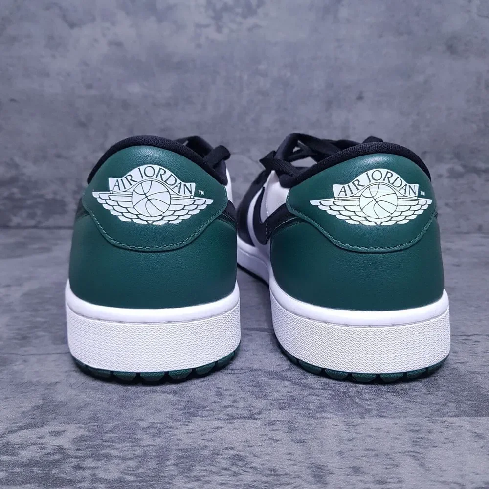 NIKE Air Jordan 1 Low Golf‎ Shoes Mens 14 Noble Green White Black nby